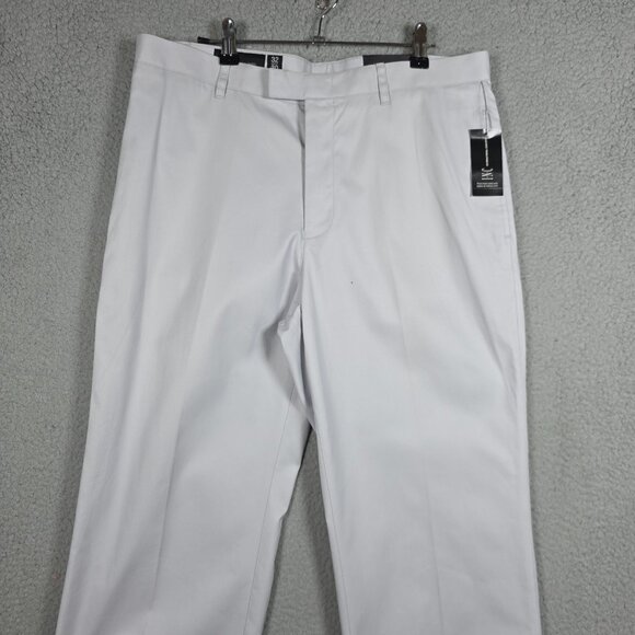 INC International Concepts Pants Mens Size 32x30 Silver London Regular Fit NWT - Picture 2 of 11